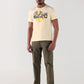 TRUE RELIGION Men Cream Printed Round Neck Regular Fit T Shirt