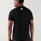 TRUE RELIGION Men Black Printed Round Neck Regular Fit T Shirt