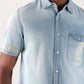 TRUE RELIGION Men Blue Regular Fit Shirt