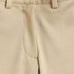 ELLE Girls Beige Flared Fit Trouser