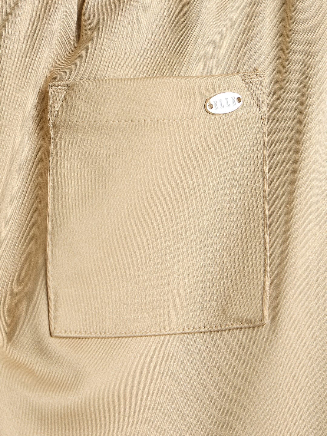 ELLE Girls Beige Flared Fit Trouser