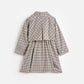 ELLE Girls Multicolour Checks Regular Fit Midi Dress
