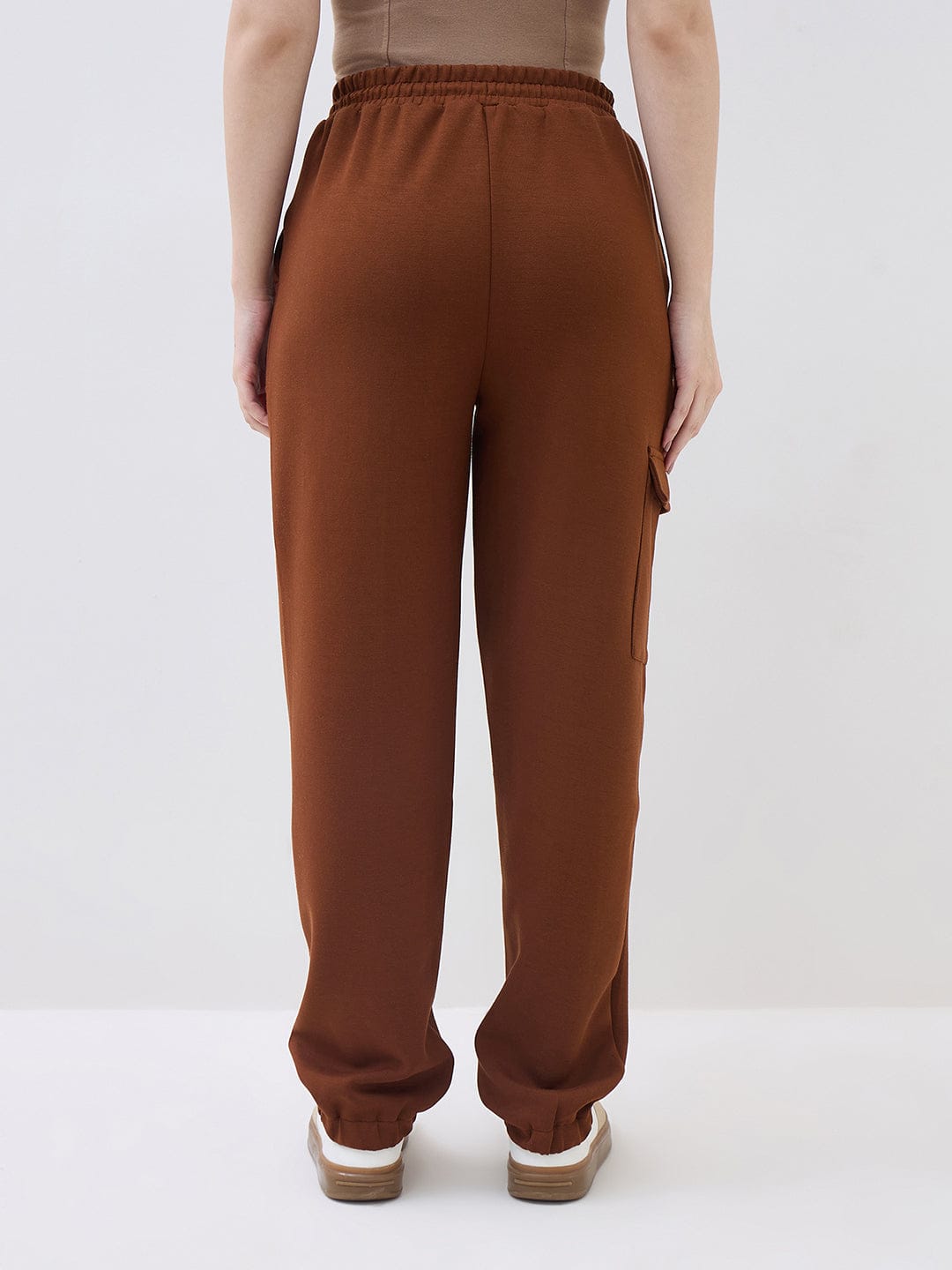 ELLE Women Brown Regular Fit Sweatpant
