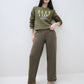 ELLE Women Green Regular Fit Sweatpant