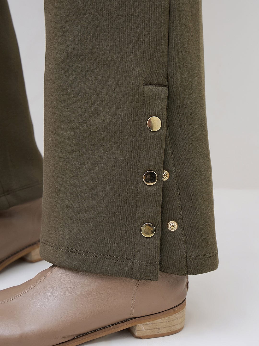 ELLE Women Green Regular Fit Sweatpant