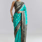 Blue Banarasi Silk Woven Saree With Zari Paisley Motifs