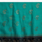 Blue Banarasi Silk Woven Saree With Zari Paisley Motifs