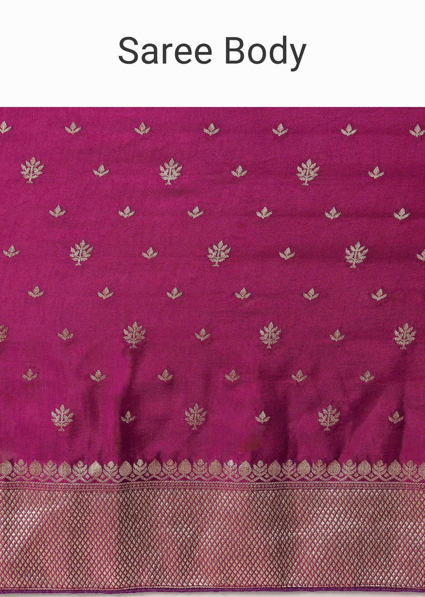 Purple Banarasi Silk Handloom Saree With Woven Motifs And Unstitched Blouse Piece