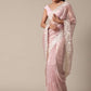 Chic Pink Saree With Resham Thread Work Border
