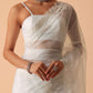 White Saree In Organza With Floral Motif Border And Unstitched Blouse Piece