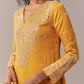 Yellow Embellished Dhoti Suit Set